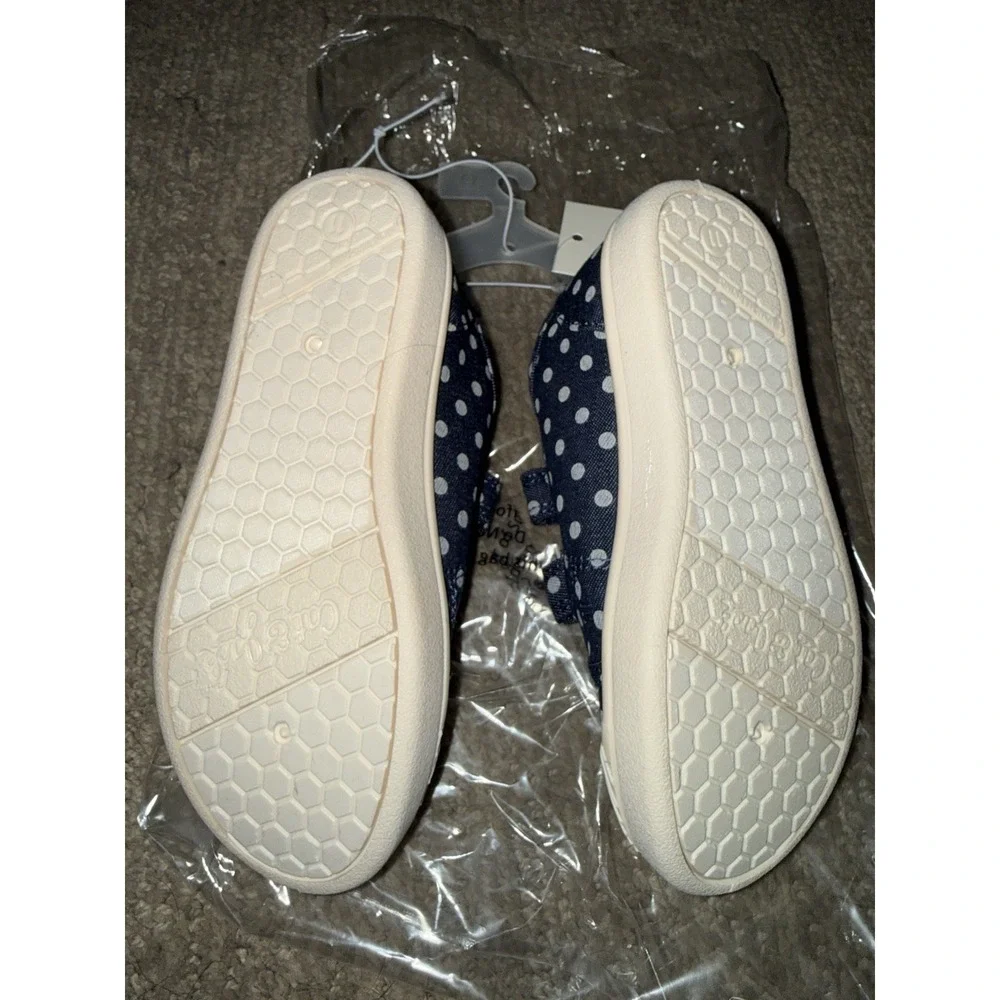 Toddler Unisex Parker Navy Blue Sneakers Size 11 Hook Loop‎ Pull On Cat & Jack